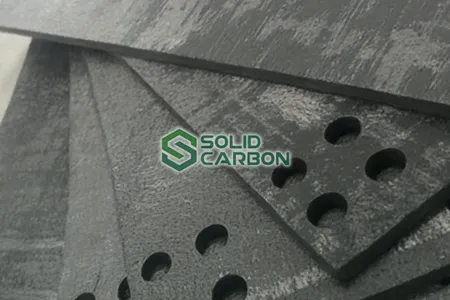High Density 3D CFC Carbon-Carbon Composite Plate for Furnace Heat Shield | SOLID CARBON