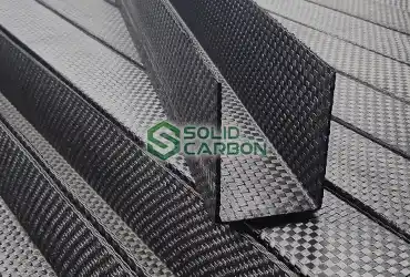 2D CFC Carbon-Carbon U-channel and L-angle profiles