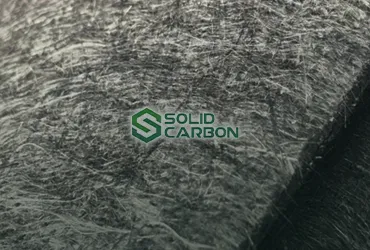 Woven carbon fiber fabric for rigid graphite insulation board